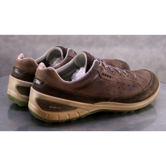 ECCO Biom Grip II Men\'s Trainers Shoes Size EU 44 US 10-10.5 Leather Gray main image 4